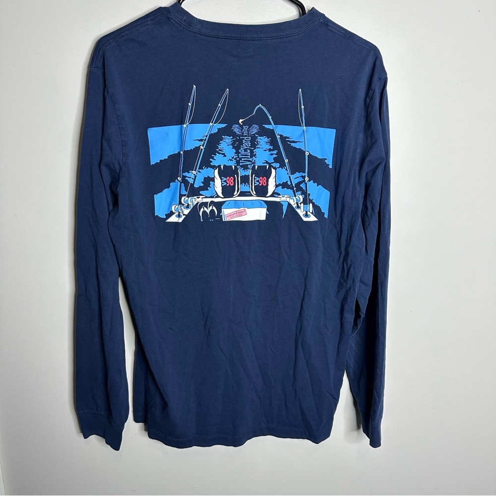 Men’s Vineyard Vines Size Small Long Sleeve‎ Fishing Graphic